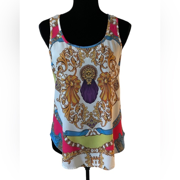 Torn by Ronny Kobo Equestrian Print Tank - Picture 2 of 7